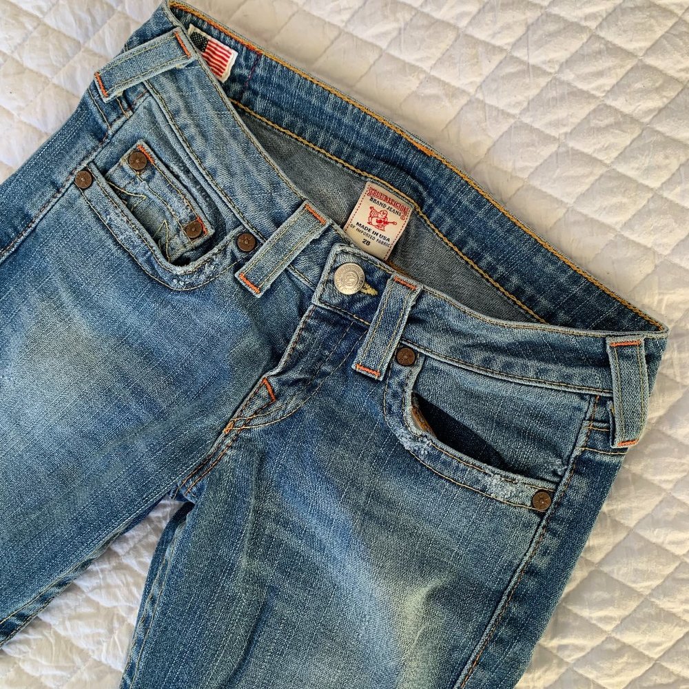 Vintage True Religion Y2K Low-Rise Jeans